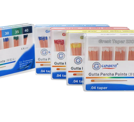 Dental Disposable Consumable Materials Gutta Percha Points With 02/04/06 Taper