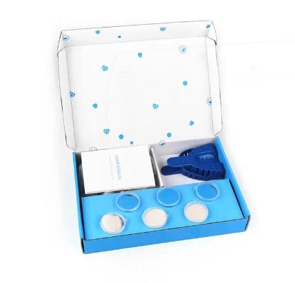 Silicone Blue & White Home Putty Mold Material Dental Impression Kit For Teeth