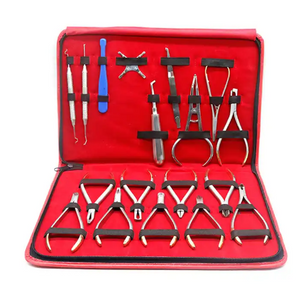 Dental Surgical Instrument Set 18in1 Stainless Steel Oral Orthodontic Set