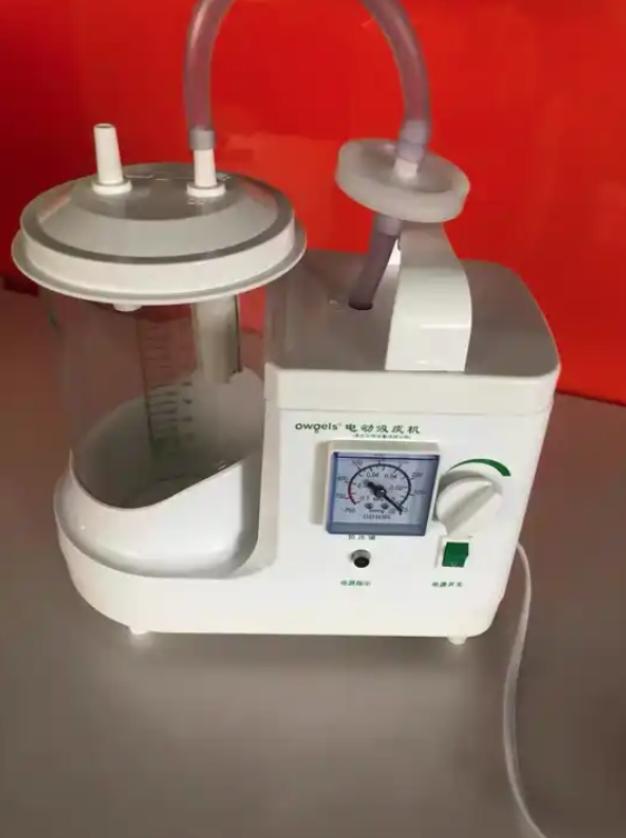 Medical Portable Electrical Suction unit Apparatus Sputum aspirator with Two Bottles