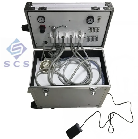 Portable Dental Turbine Machine Full Set with Build-in Compresspor