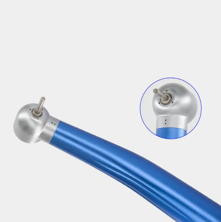 2/4 Holed Colorful Dental Turbine Push Button High Speed Handpiece