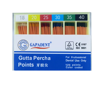 Dental Disposable Consumable Materials Gutta Percha Points With 02/04/06 Taper