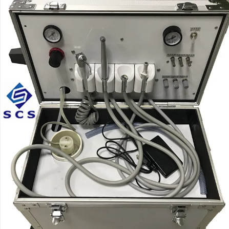 Portable Dental Turbine Machine Full Set with Build-in Compresspor