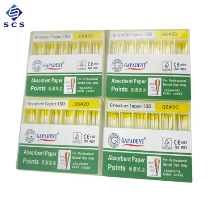  High Quality Dental Disposable Filling Material 04 06 Taper Gutta Percha Point