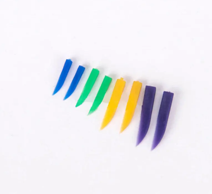 Colorful Oral Fixing Tooth Wedges Disposable Dental Plastic Wedges