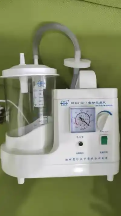 Medical Portable Electrical Suction unit Apparatus Sputum aspirator with Two Bottles