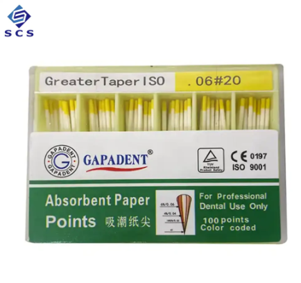  High Quality Dental Disposable Filling Material 04 06 Taper Gutta Percha Point