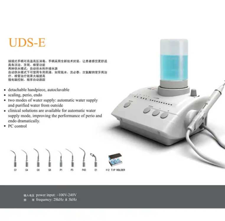 Oral Root Canal Washing Equipment Woodpecker Uds-E Dental Ultrasonic Scaler 