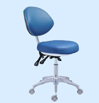 Height Adjustable Mobile Lab Doctor Assistant Chair Portable Dentist Stool