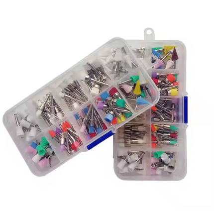 Dental Prophy Brush Mixed Color 100pcs/set Dental Polishing Brush