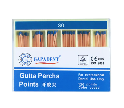 Dental Disposable Consumable Materials Gutta Percha Points With 02/04/06 Taper