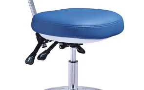 Height Adjustable Mobile Lab Doctor Assistant Chair Portable Dentist Stool