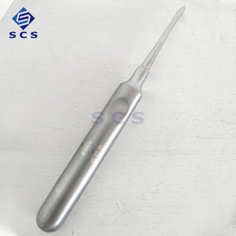 Precision Manual Dental Elevator Straight Tip for Root Extraction