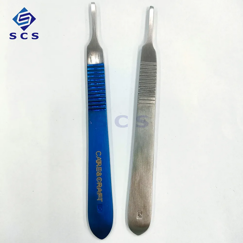 Medical Equipment Scalpel Handles Stainless Steel Dental Titanium Surgical Scalpel Handle 