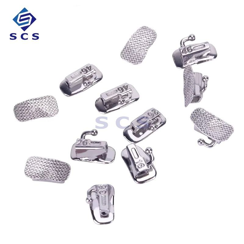 Dental Medical Unit Hospital Metal Bondable Orthodontic Buccal Tube