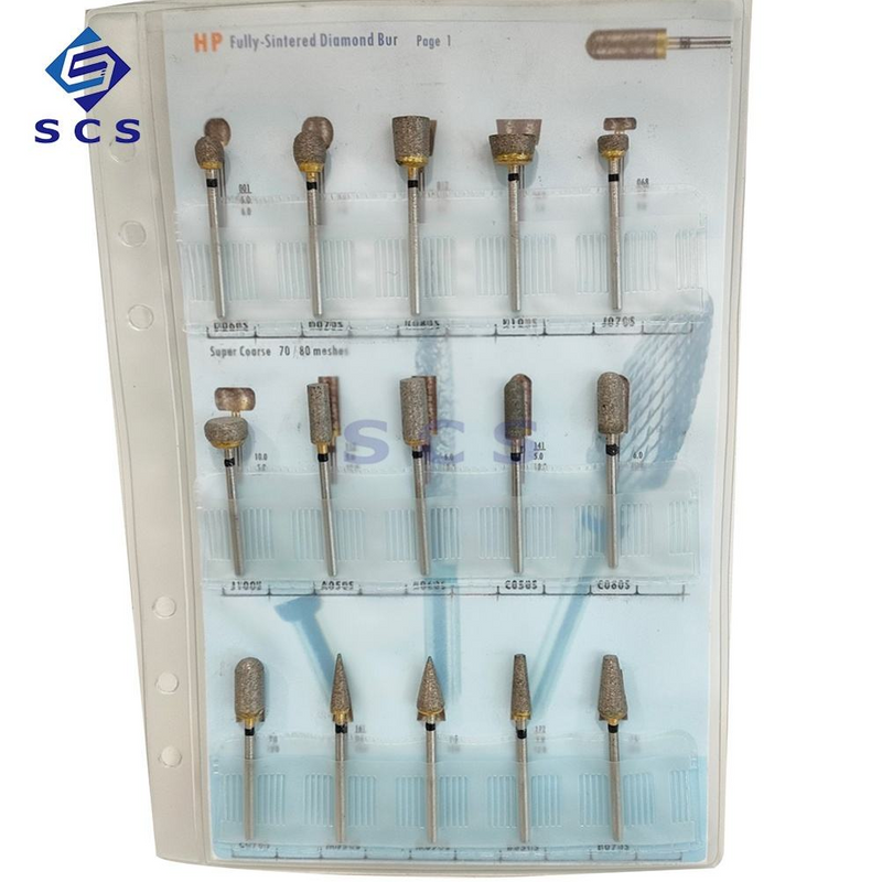 115 Specifications Dentistry Surgical Medical Use HP Sintered Diamond Burs Kit