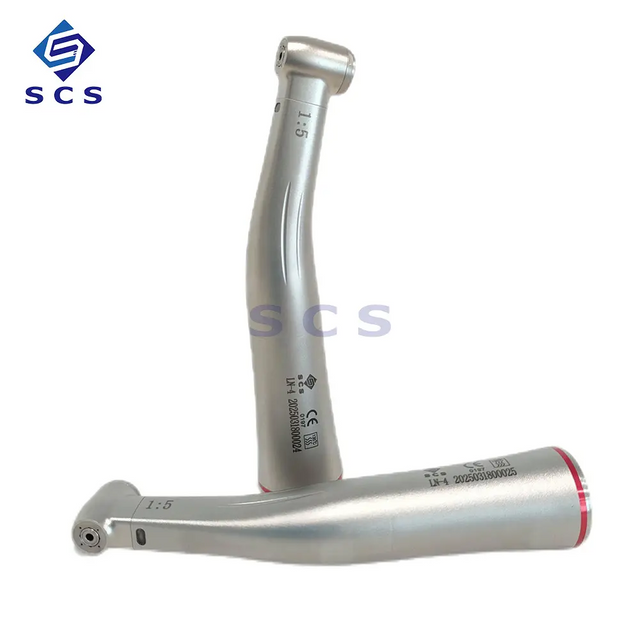 Dental Contra Angle 1: 5 with LED Low Speed Optic Fiber Dental Handpiece Product Unit 