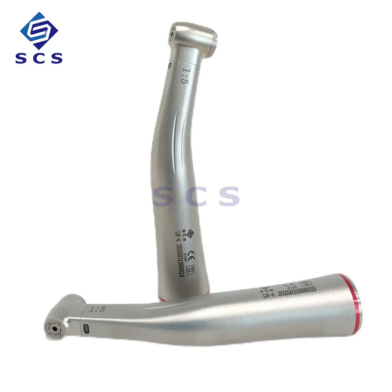 Dental Contra Angle 1: 5 with LED Low Speed Optic Fiber Dental Handpiece Product Unit 