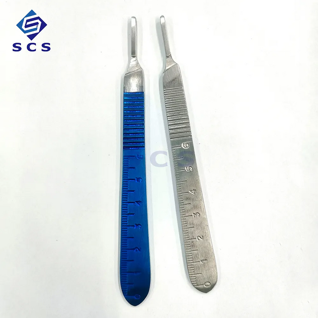 Medical Equipment Scalpel Handles Stainless Steel Dental Titanium Surgical Scalpel Handle 