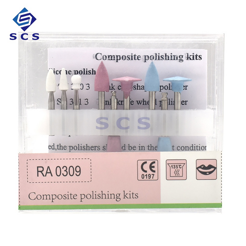 Restoration Dental Composite Polishing Kit Colorful Resin Medical Polishing Kit 