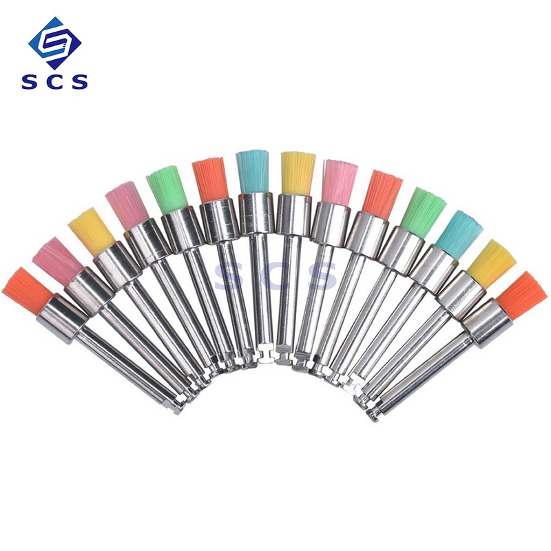 Dental Disposable Dental Teeth Whitening Kit Polishing Brush Clean Prophy Brushes Nylon 