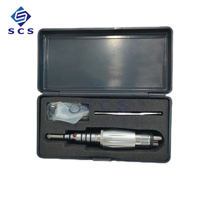 Metal Dental Handpiece With Portable 6-Hole Fiber Optic & Quick Coupling