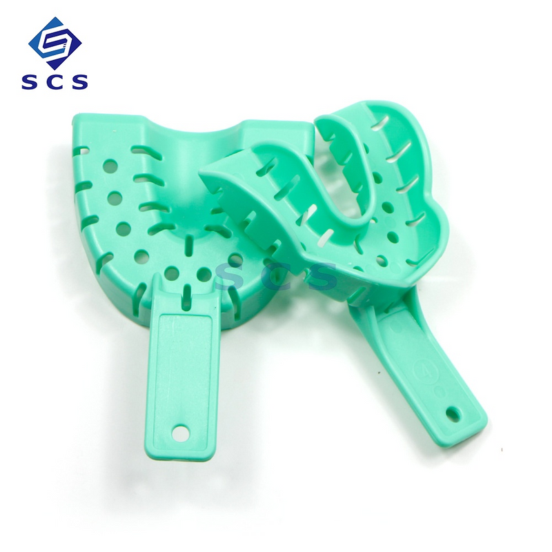 Orthodontic Implant Teeth Tray Disposable Oral Perforated Adjustable Plastic Dental Impression Tray