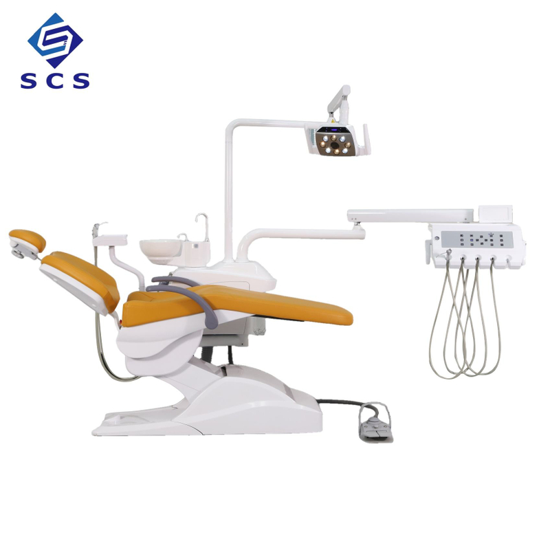 Dental Chair Unit 90° Rotatable Ceramic Spittoon with 3 Memory Positions & Imported Solenoid Valve