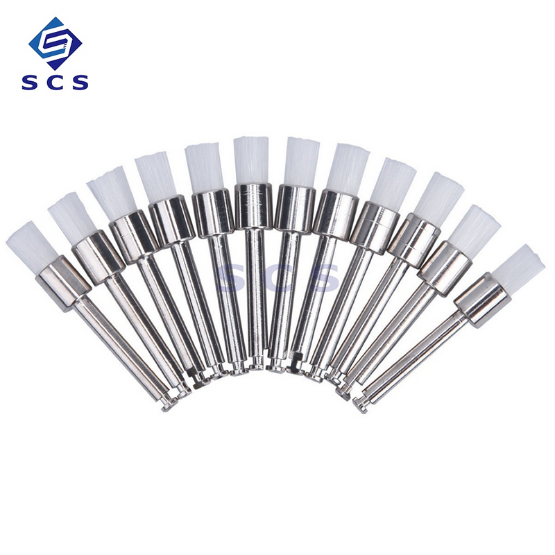 Dental Disposable Dental Teeth Whitening Kit Polishing Brush Clean Prophy Brushes Nylon 