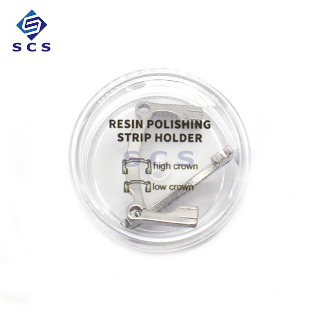 Autoclavable Dental Resin Polishing Strip Metal Holder Oral Therapy Accessories Low & High Crown 