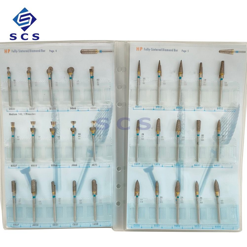 115 Specifications Dentistry Surgical Medical Use HP Sintered Diamond Burs Kit