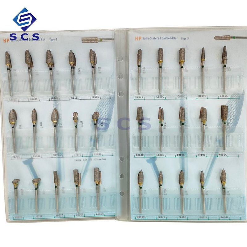 115 Specifications Dentistry Surgical Medical Use HP Sintered Diamond Burs Kit