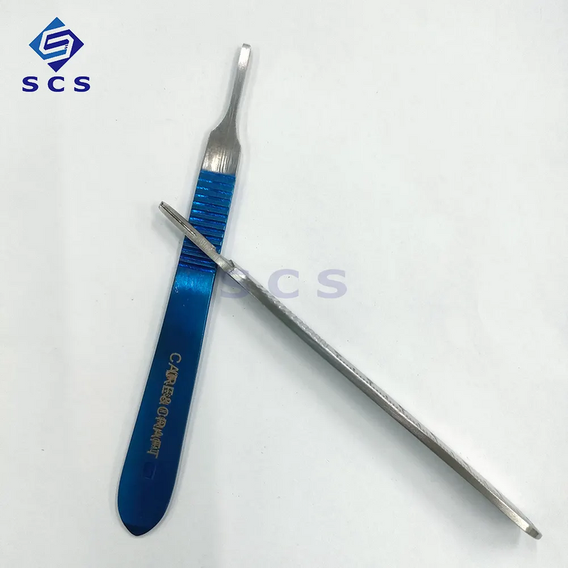 Medical Equipment Scalpel Handles Stainless Steel Dental Titanium Surgical Scalpel Handle 