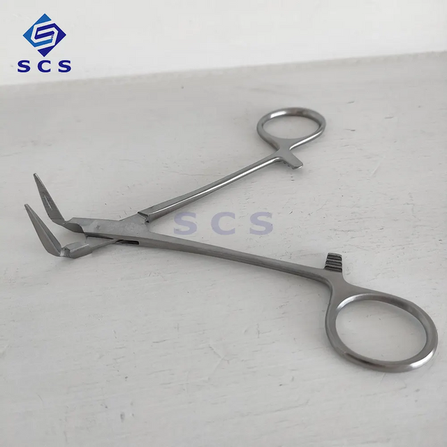 90 Degree Head Manual Dental Root Tip Forceps for Residual Fragments