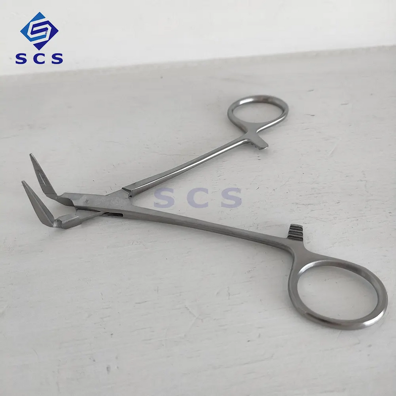 90 Degree Head Manual Dental Root Tip Forceps for Residual Fragments