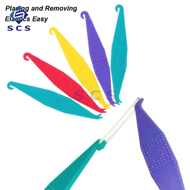 Colorful 100pcs/Bag Elastic Retractor Band for Dental Orthodontic