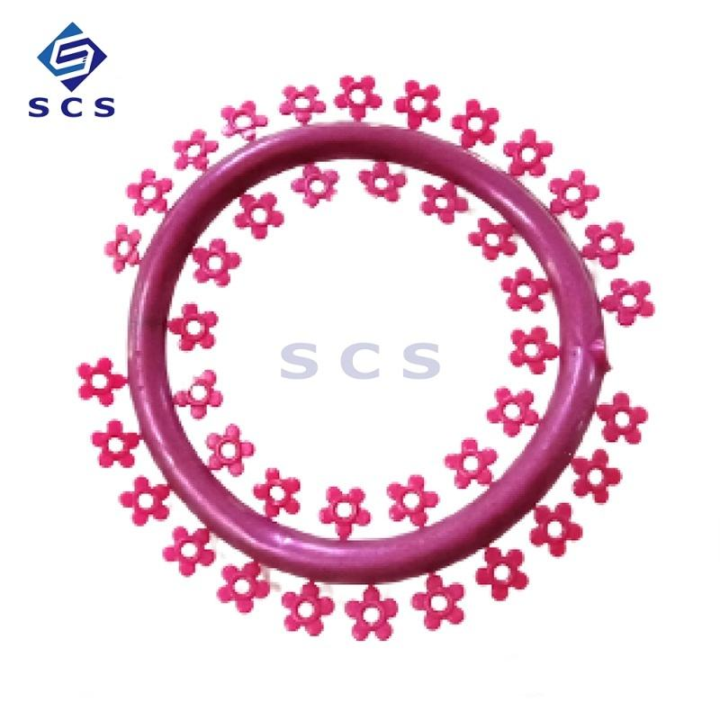 Dental Orthodontic Product Flexible Cartoon Colorful Elastic Dental Ligature Ties