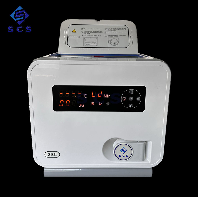Clinical Benchtop Autoclave 23L Class B Portable Dental Autoclave Steam Sterilizer