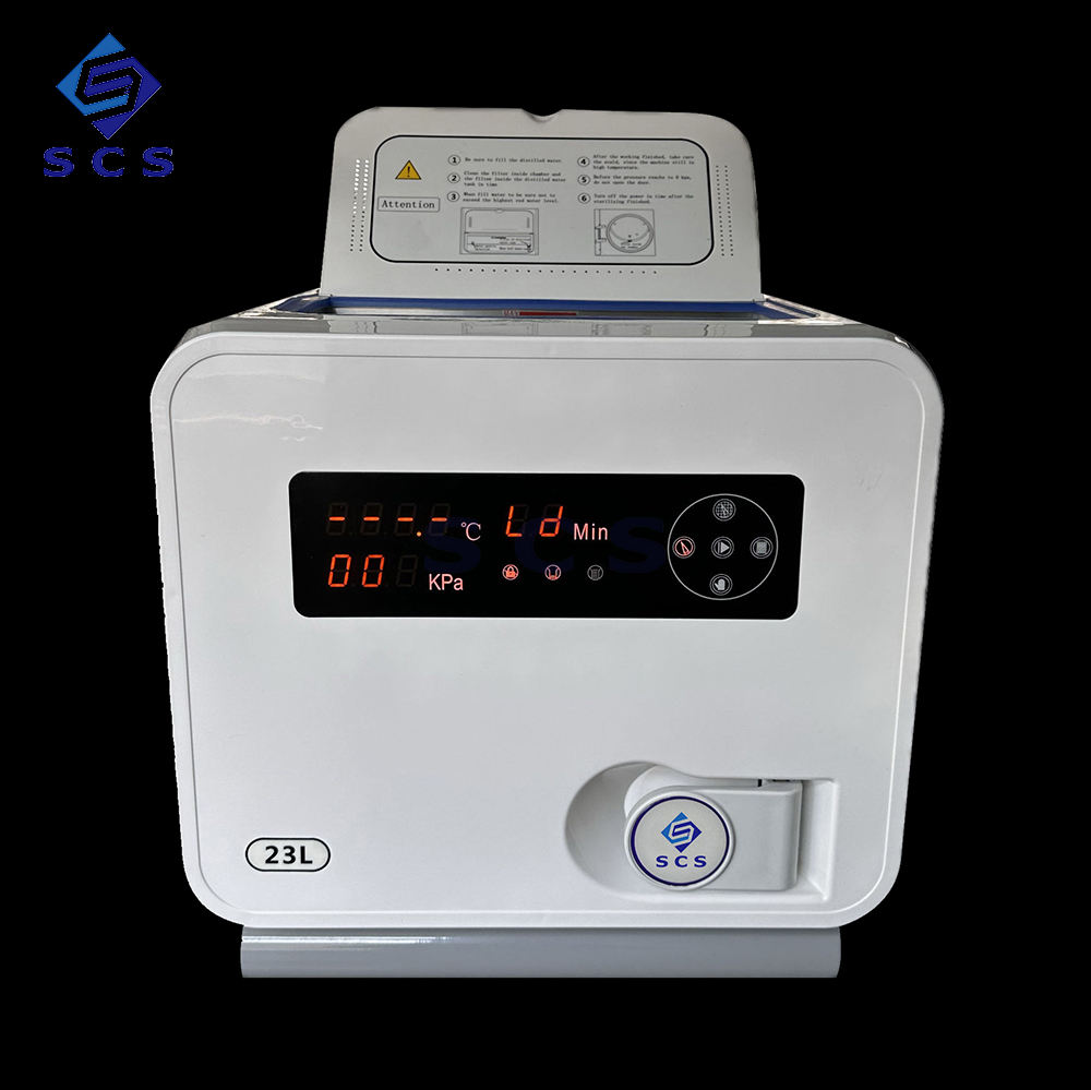 Clinical Benchtop Autoclave 23L Class B Portable Dental Autoclave Steam Sterilizer