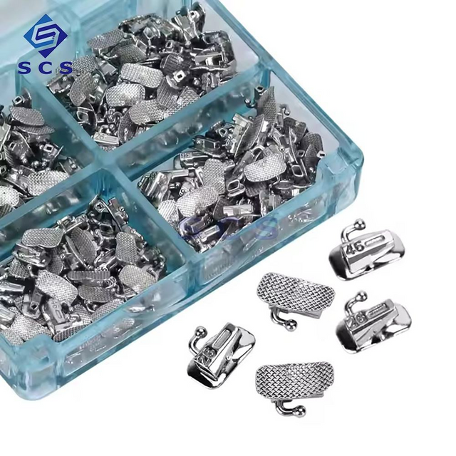 Dental Medical Unit Hospital Metal Bondable Orthodontic Buccal Tube