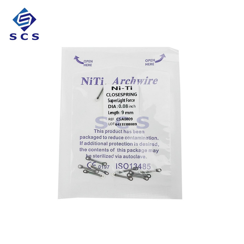 Orthodontic Dental Niti Close Coil Spring Medical Supply Unit for Oral Therapy Equipments & Accessories