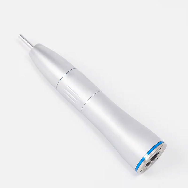 Electric Dental LED Turbine Handpiece Kit 5-Way Water Spray Low Speed Contra Angle Ceramic Bearing