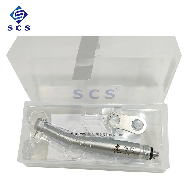 6 Water Spray Press Type Dental High Speed Handpiece