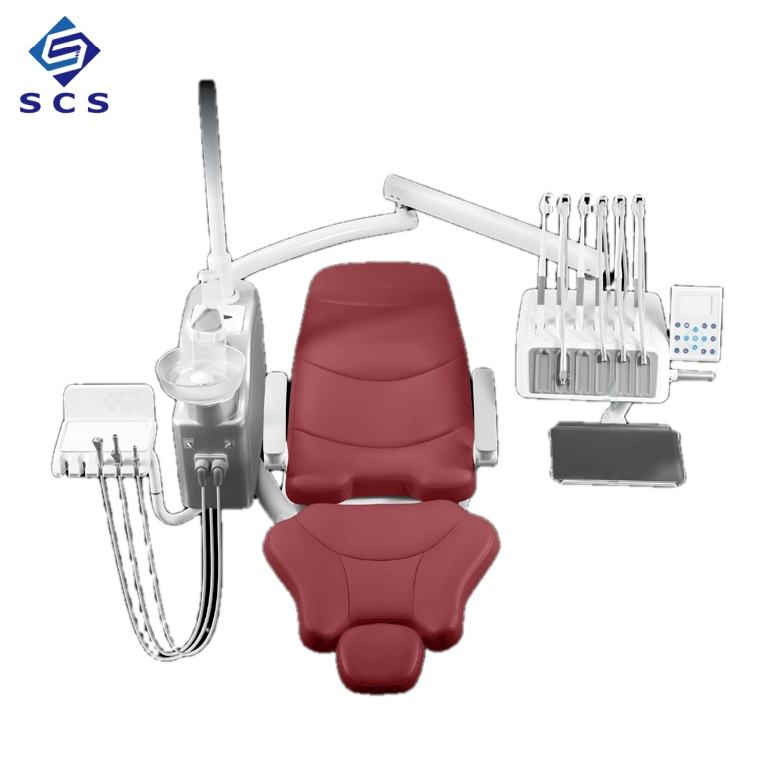 Dental Chairs Unit Price 6-LED Dual Color Shadowless Lamp Electric Dental Chair