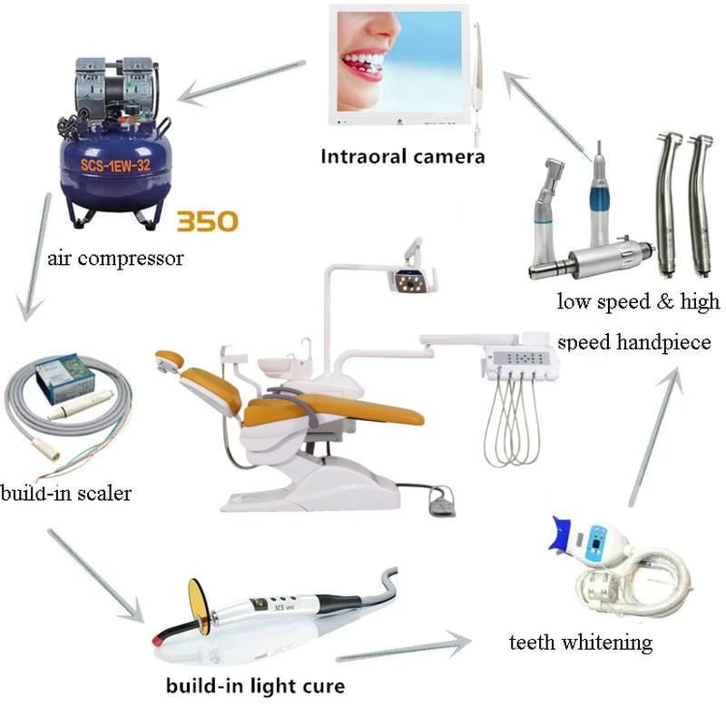 Premium Dental Chair with Ceramic Spittoon & 3-Position Memory – Unbeatable Quality at An Affordable Price
