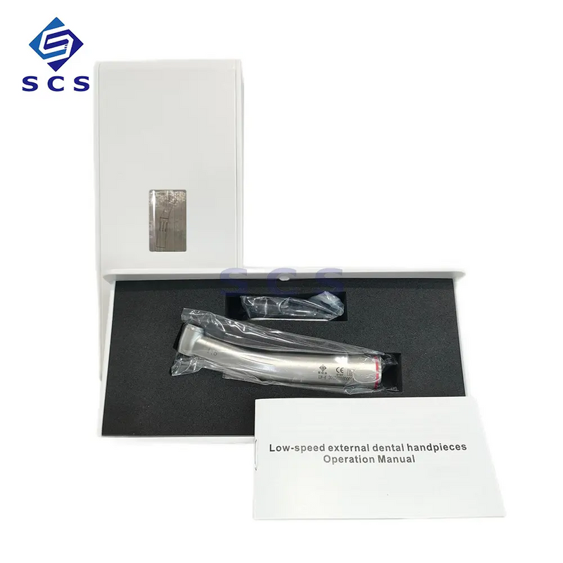 Dental Contra Angle 1: 5 with LED Low Speed Optic Fiber Dental Handpiece Product Unit 