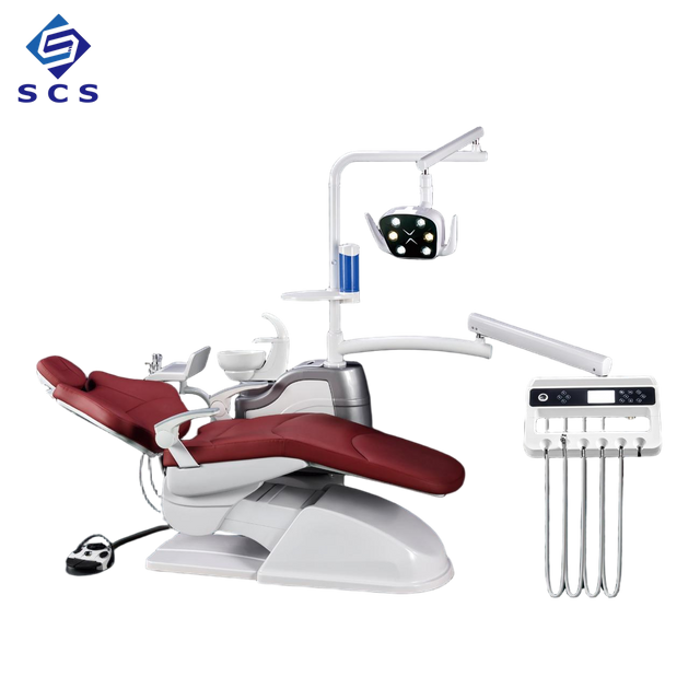 Dental Chairs Unit Price 6-LED Dual Color Shadowless Lamp Electric Dental Chair