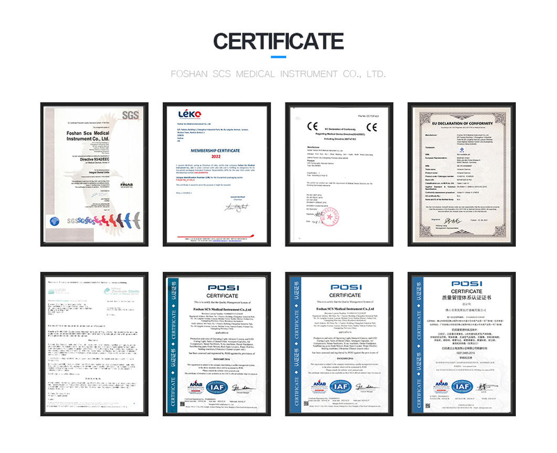 Dental Chairs Unit Price 6-LED Dual Color Shadowless Lamp Electric Dental Chair