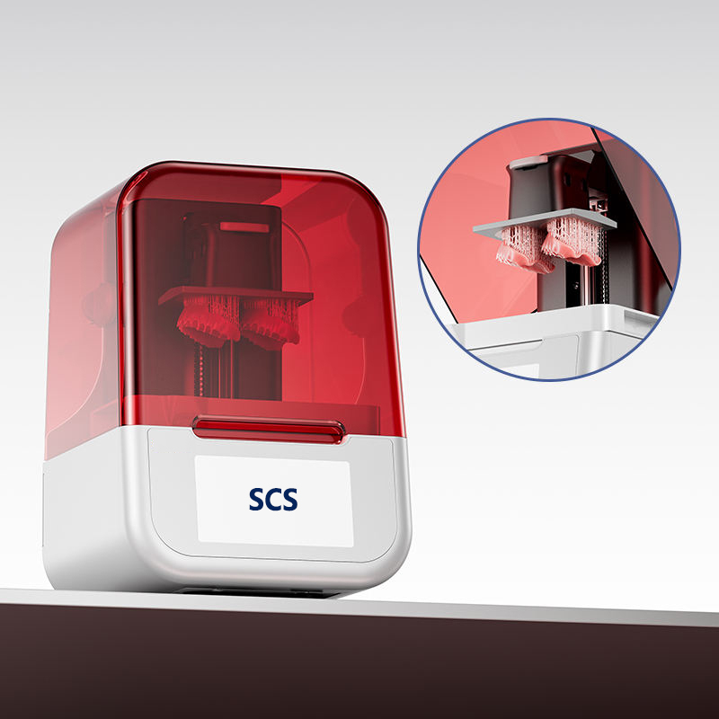 SCS Edge Mini High-Efficiency 3D Dental Printer — Chairside Digital Dentistry, Redefined